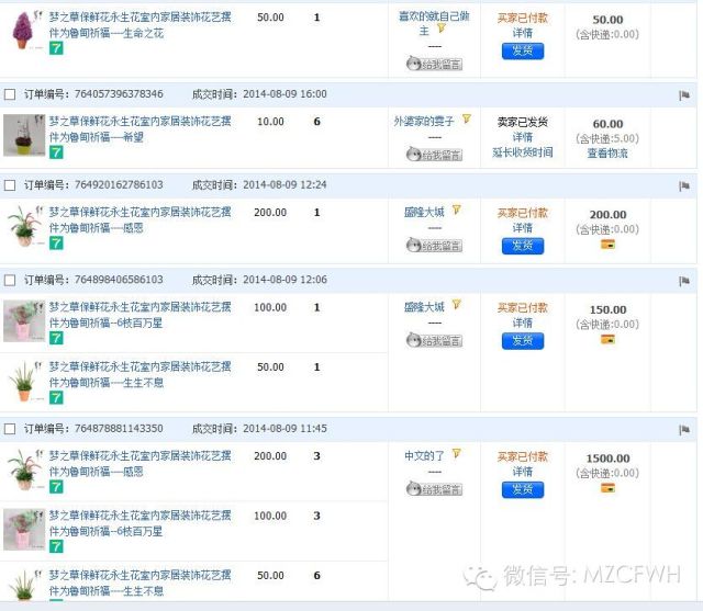 淘宝、微店义卖实情截图